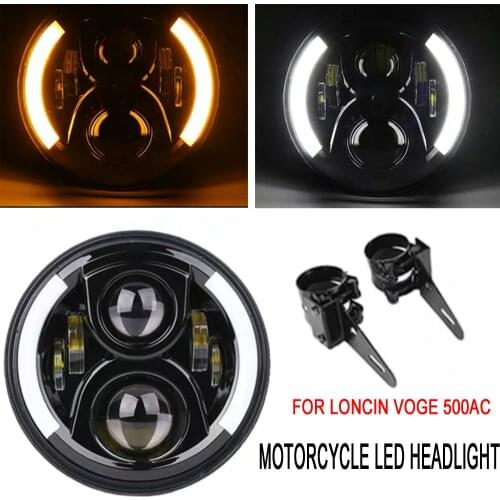 Lights Assembly Headlamp Motorcycle Led Headlight For Loncin Voge 500AC 500 AC