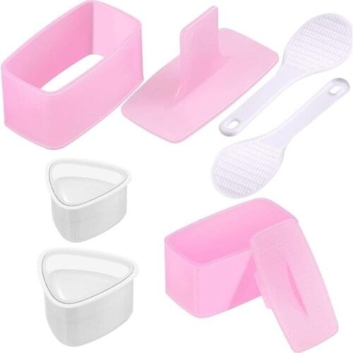 Hot-Sushi Press Mold Sushi Maker Set Non Stick Rice Ball Mold Hawaiian Sushi Maker for Home Kitchen Restaurant