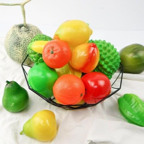 Artificial Fruit Apple Pear Model Home Decoration Crafts Simulation Fruit Photography Prop Home Decoration Dining Preschool Toys