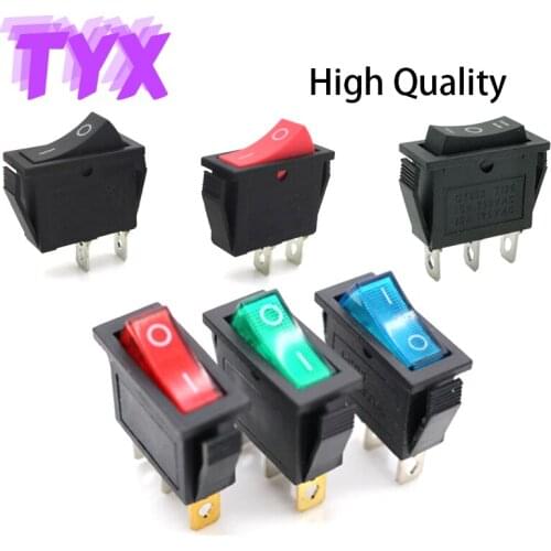 KCD3 Rocker Switch ON-OFF ON-OFF-ON 2-Position 3-Pin Warm Electrical Equipment With Lighting Power Switch 16A 250VAC/20A 125VAC