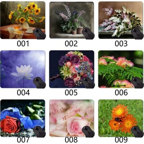 Mouse Pads,Flowers Beautiful Flower Flowers Petals Bloom Rose Mouse Pads