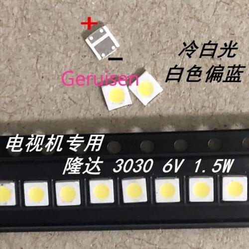 Lextar LEVOU High Power LED Backlight 1.8 W 3030 6 V Cool white 150-187LM PT30W45 V1 TV Application 3030 200pcs Lextar