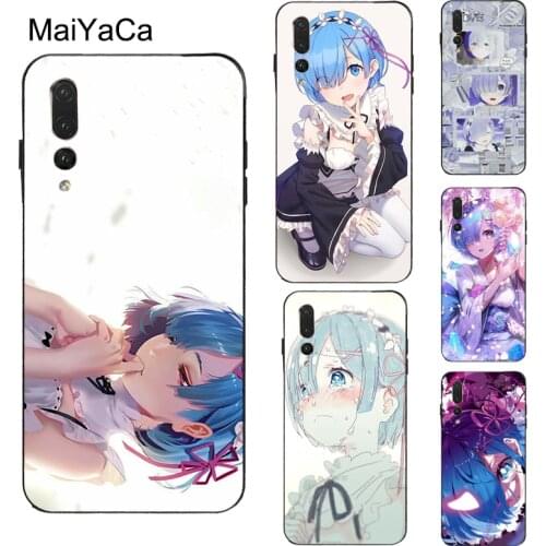MaiYaCa Anime RE ZERO Ram Rem Case For Huawei P Smart 2019 Z P20 P30 P40 Pro P10 Lite Mate 20 30 Pro10 Lite Cover