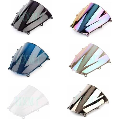 HotSale For Honda CBR 600 F5 2005 2006 cbr 600 f5 05 06 White Windshield WindScreen Double Bubble CBR600 cbr600 CBR600RR rr RR