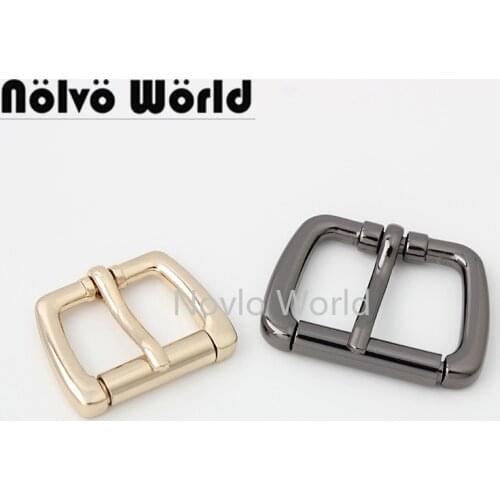 10-50 pieces 6 colors 20mm 26mm inner metal trapezoid shape polished bag straps belt adjusted for woman bag pin buckle