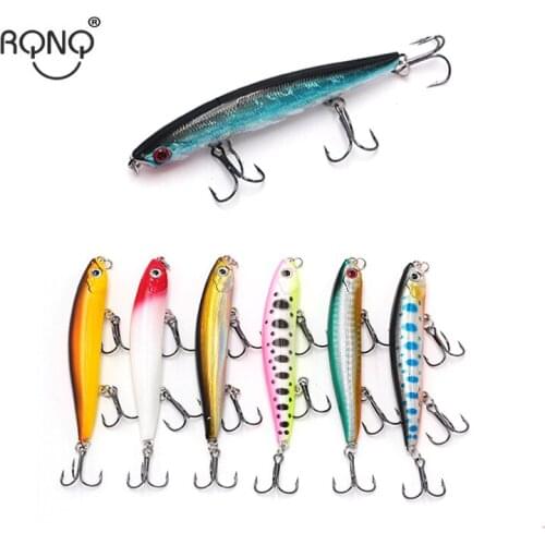 RQNQ Fishing bait Mino bionic fish 10cm 8, 2G lifelike action artificial hard bait wiggler