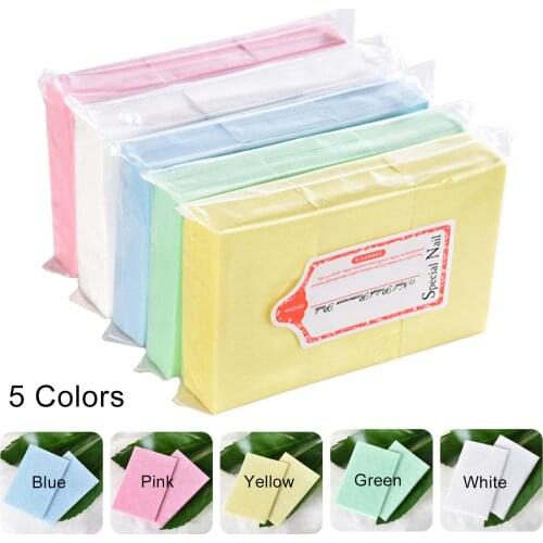 Nail Wipes Cotton Pads Nail Art Gel Polish Remover Pads Disposable Nail Tools 700 Count / Bag