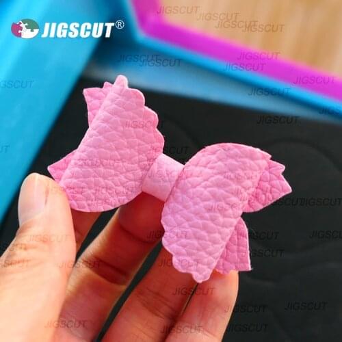 2021bow template wood dies DIY hair bow die cutting die Suitable for most cutting machines, can cut leather cloth single bow0027