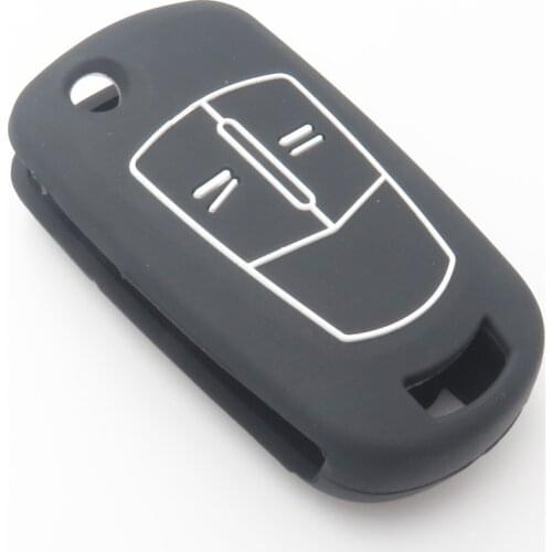 Silicone Rubber Key Cover CASE Fit for Opel Astra Corsa Antara Meriva Zafira Insignia Folding Flip Remote Key Shell