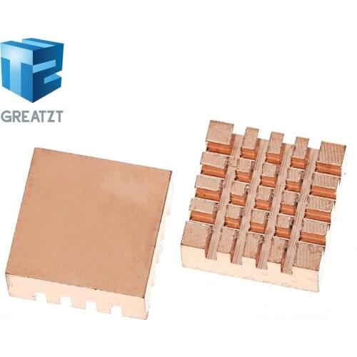 GREATZT 1pcs New RHS-03 Copper Heat Sink for DDR DDR2 DDR3 RAM Memory Cooler