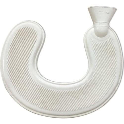 U-shaped Rubber Hot Water Bottle Warm Water Bag Winter Warm Heat Reusable Hand Warmer Water Injection Hot Water incredible