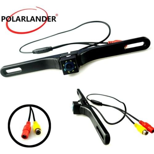 [High Quality] 8 LED Night Vision Car Rear View Camera HD CCD Backup Reverse Camera Waterproof