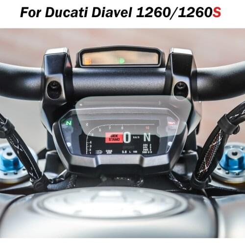 For Ducati XDiavel (S) 2016+ / Diavel 1260 1260s 2019+ 2020 NANO GLASS Motorcycle Dashboard Screen Protector Instrument Film