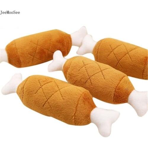 1PC Bones Shape Plush Sound Chew Toys For Cat Dog Puppy Interactive Toy Funny Playing Dog Products Jouets Chien