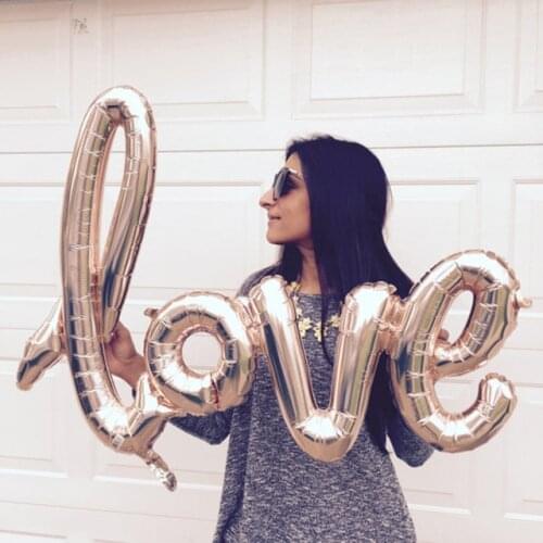 1 Pc Foil Baloons Love Valentine Party Inflatable Balls Toys Air Balloons Christmas Balloons 2019 New Wedding Decoration Mariage