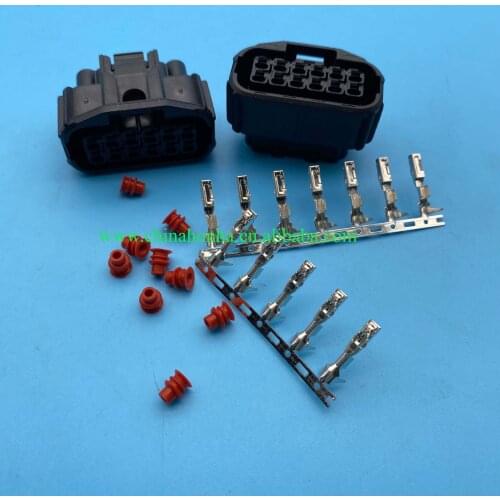 2 pcs 12 pin 6181-6784 / 6189-7410 Automotive LED headlight harness connector