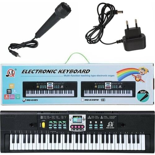 61 Key Digital Music Electronic Keyboard Key Board Electric Piano Gift EU
