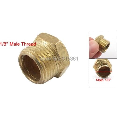 Free Shipping 10PCS/Lot Bronze 1/8'' DN4 Pneumatic Air Breather Silencer Vent Muffler Connector V-06