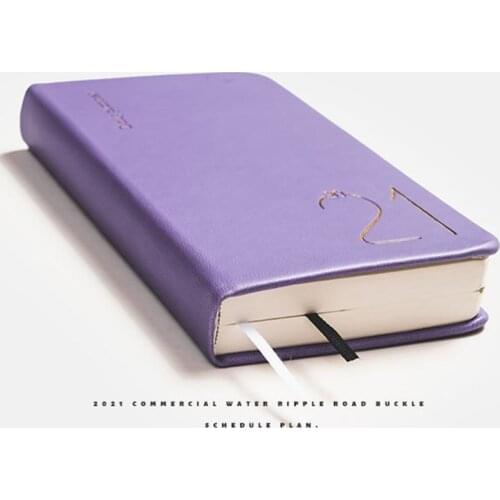 A6 Notebook Agenda 2021 Jan-Dec Planner Organizer Daily Weekly Schedule Monthly School Office Supplies Journals Stationery Kpop