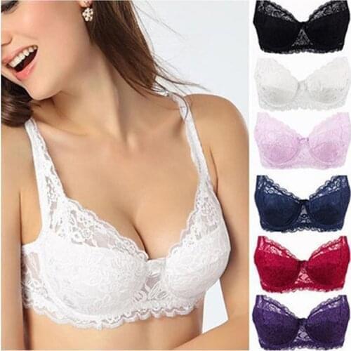 Women Adjusted Straps Bras Deep V Push Up Underwear Back Closure Thin Y-line Sexy Lace Shaping Padded Bras for Women