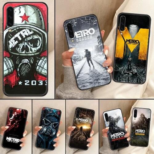 Game Metro 2033 Phone Case For Samsung Galaxy A 10 12 20E 21S 30 32 40 50 51 52 70 71 72 5 6 7 2016 2018 black pretty prime