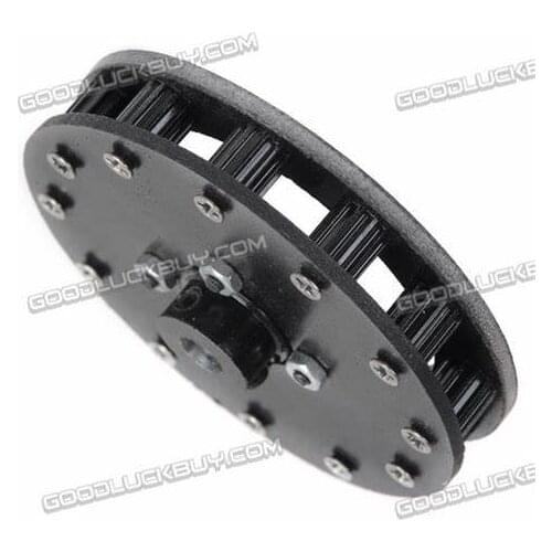 DIY Aerial PTZ Pan/Tilt/Zoom Gimble Mount Gear Rubber Belt Synchronous Wheelset