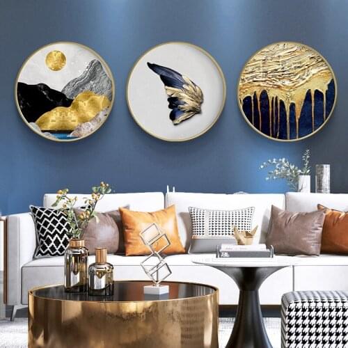 EECAMAIL DIY 5D Diamond Painting Modern Light Luxury Abstract Round Full Diamond Modern Simple Diamond Embroidery No Frame
