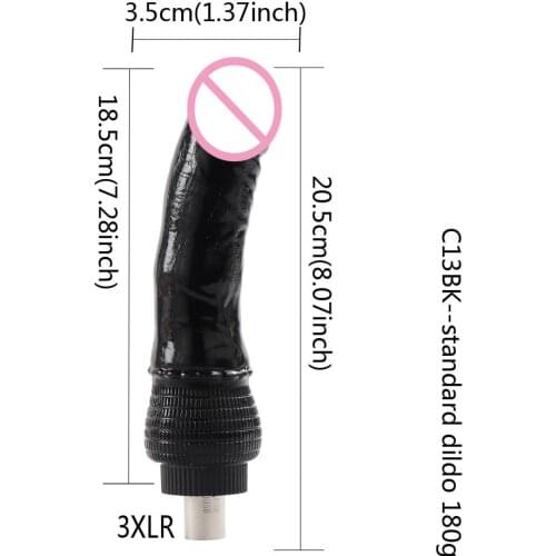 FREDORCH Sex Machine Attachment Black Dildo Silicone Dildo 20cm Length 5.5cm Width Sex Toys for Women Adult Product