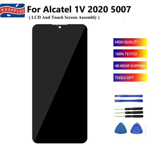 KOSPPLHZ For Alcatel 1V 2020 OT5007 5007D 5007Y 5007U LCD Display Touch Screen Digitizer Assembly 6.22" 100% Tested Replacement