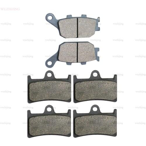 Brake Shoe Pads set fit for YAMAHA YZF-R1 YZFR1 1000 (04-06) YZF-R6 YZFR6 600 (03-17) YZF-R6S YZFR6S 600 (06-08) Front Rear