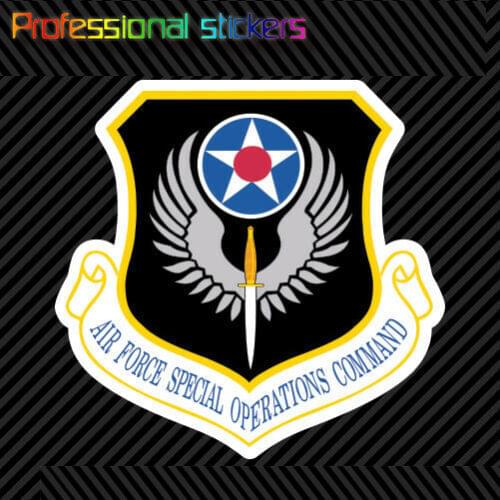 Air Force Special Operations Command Sticker Die Cut Vinyl Ussocom Afsoc for Car, RV, Laptops, Motorcycles, Office Supplies
