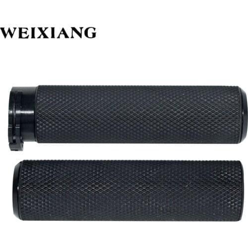 25mm Motorcycle ATV Handlebar Grip Throttle Oiler Handle Bar Grips For Harley Great Glide 883 1200X 48 Black Fashion Styling