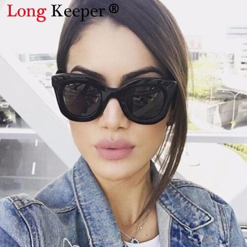 Long Keeper Women Sunglasses New Brand Designer Women Square Retro Men Sun Glasses Fashion Style Lady PC Frame Eyewear AM6856