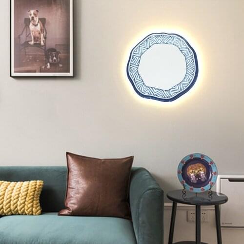 Modern LED Bedroom Living Room Wall Lamp Hotel Restaurant Ceiling Lamp Study Room Balcony Bathroom Art Deco Lamp