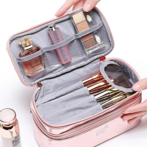 Portable Make Up Case Portable Women Waterproof Packaging Ziplock Travel Accessories Neceser Maquillaje Cosmetic Bag EA60SN