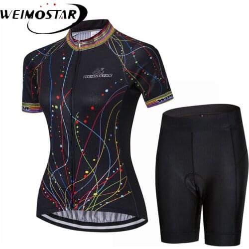 Weimostar Cycling Jersey Set MTB Summer Bicycle Clothing Breathable Bike Clothes Maillot Roupas Ciclismo Cycling Set