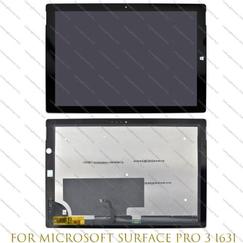 For Microsoft Surface Pro 3 1631 LCD Display Touch Digitizer Replacement Assembly TOM12H20 v1.1 V1.0 LTL120QL01 003 For Pro3 lcd
