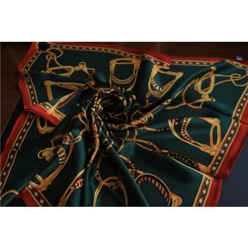 100% silk satin high quality big pieces silk scarf fabric DIY cloth birthday gift clearance