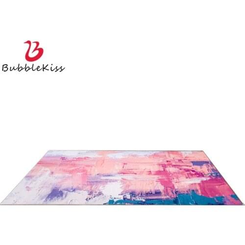 Bubble Kiss Abstract Art Oil Painting Carpet for Bedroom Home Delicate Customized Bedside Cloakroom Decor Rug Soft Door Mat Mew