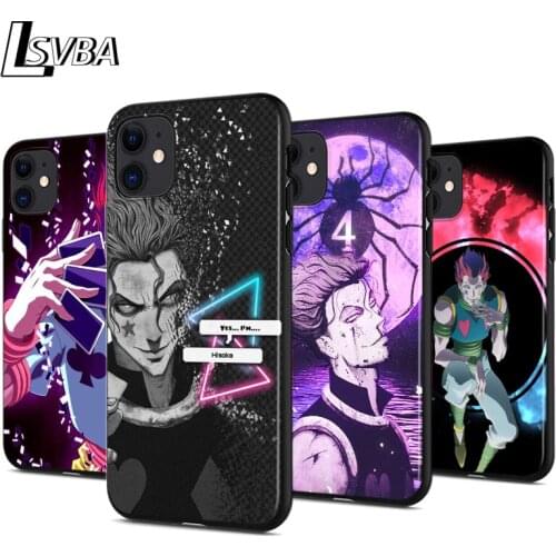 Anime Hunter X Hunter Hisoka Anti-fall Silicone Phone Case For iPhone 2020 11 Pro XS Max XR X 8 7 6 6S Plus 5 Black Cover