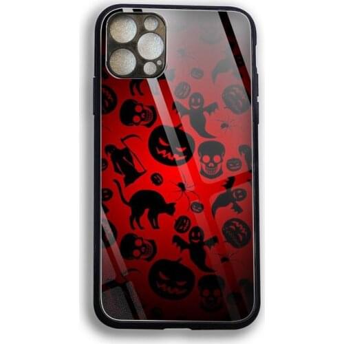 Halloween pumpkin head nightmare Phone Case Tempered Glass For iPhone 12 Pro Max Mini 11 Pro XR XS MAX 8 X 7 6S 6 Plus SE case
