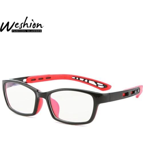 Kids Sport Anti-blue Light Glasses Boys Super Light Optical Frame Hollowed Prescription Glasses Anti Glare Reading Glasses