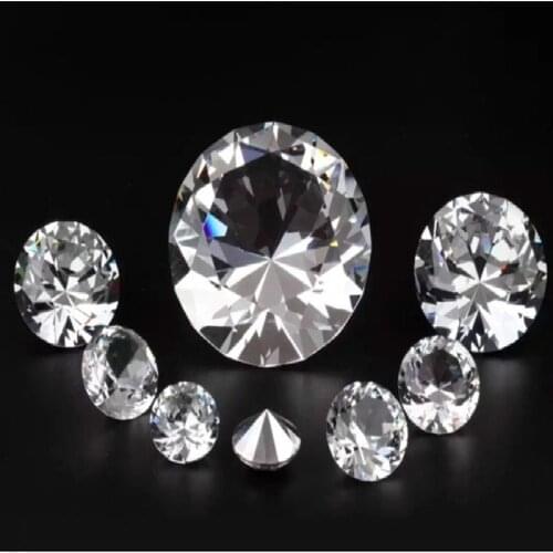 18/20mm 10pcs Diamond Shape Clear Crystal Rhinestone Cut Jewelry Crafts Paperweight Wedding Party Home Favours Decoration