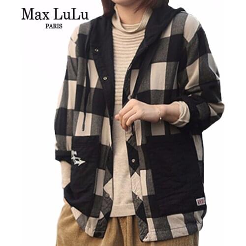 Max LuLu Women's Plaid Shirts