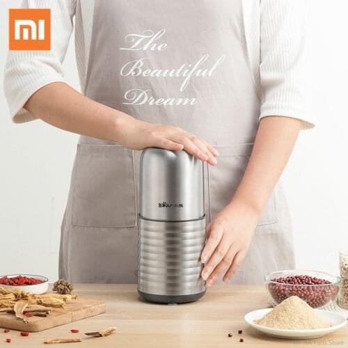 Xiaomi Bear Electric Grinder Automatic Ultra Fine Coffee Grain Powder Grinding Machine 220V Multifunction Stainless Steel