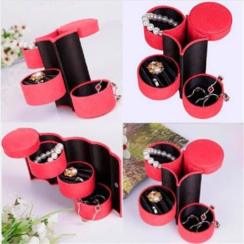 Cylinder Jewelry Set Gift Box Ring Necklace Bracelets Earring Gift Packaging Boxes