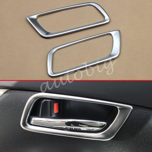For 2016-2019 Toyota Alphard Vellfire Matte Chrome Interior Door Handle Cover Trims