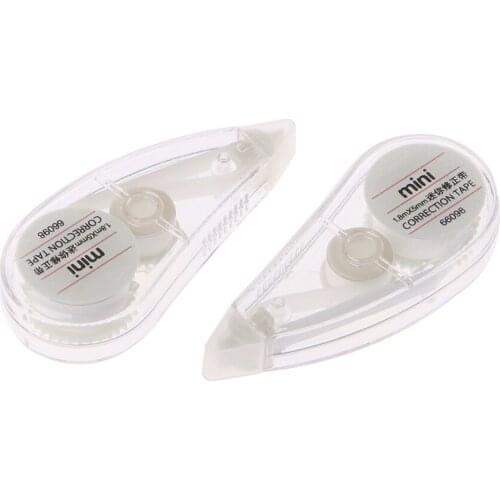 2020 New 2Pcs Cute Correction Tape Mini Roller White Out Eraser School Office Stationery