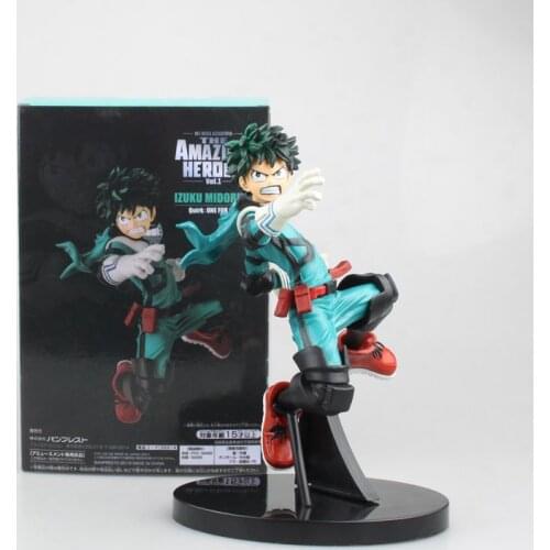 NEW hot 17cm My Hero Academia Midoriya Izuku Combat move Action figure toys doll Christmas gift with box