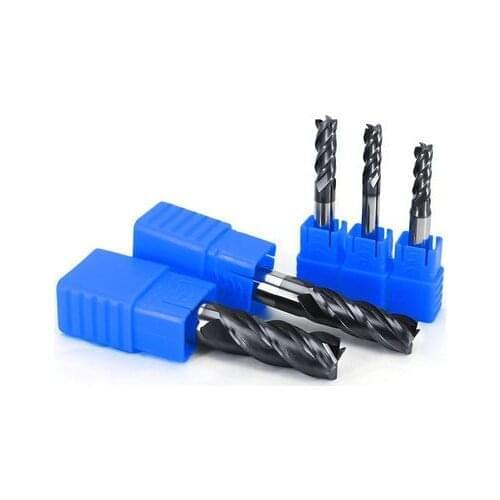 Total length 100 HRC50 CNC center alloy cutter TLain coated tungsten steel cutter round nose vertical milling cutter